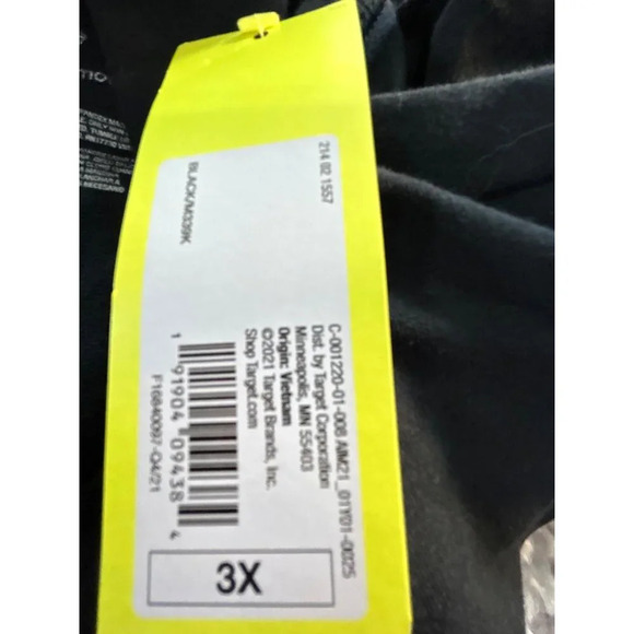 Target All in Motion Womens Hoodie Pull-Over Pockets Black Size 3X NWT - Picture 4 of 5